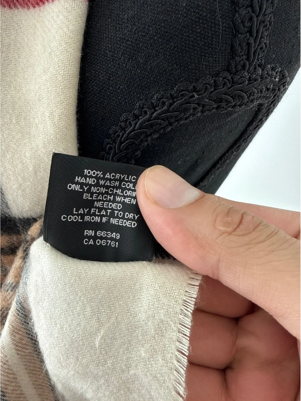 Lord & Taylor Classic Plaid Wool Scarf